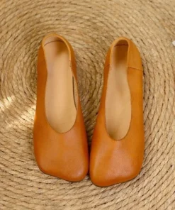 Alternative view of Soft Bottom Retro Flat Shoes Flat Shoes