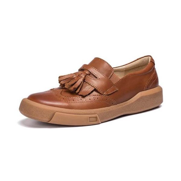 Handmade British Style Tassels Loafers Loafers