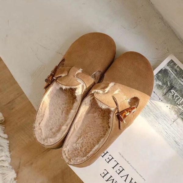 Alternative view of Round Head Suede Birkenstock Shoes Flat Shoes