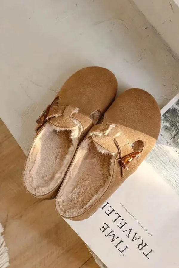 Alternative view of Round Head Suede Birkenstock Shoes Flat Shoes