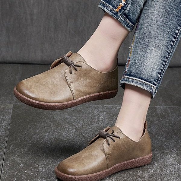 Alternative view of Comfortable Retro Flat Shoes Flat Shoes