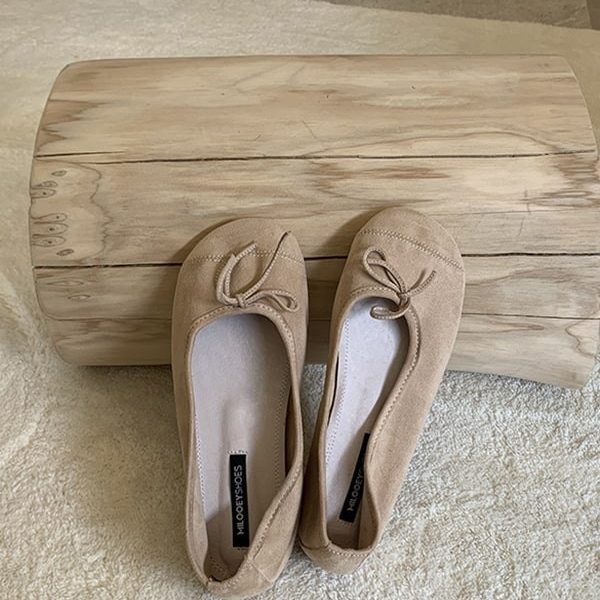 Alternative view of Soft Suede Ballet Nurse Shoes Flat Shoes