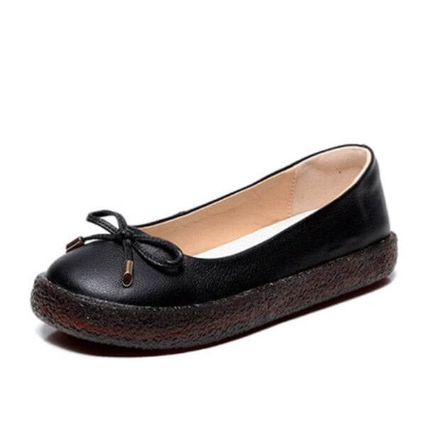 Alternative view of Nurse Shoes Soft Leather Flats Flat Shoes