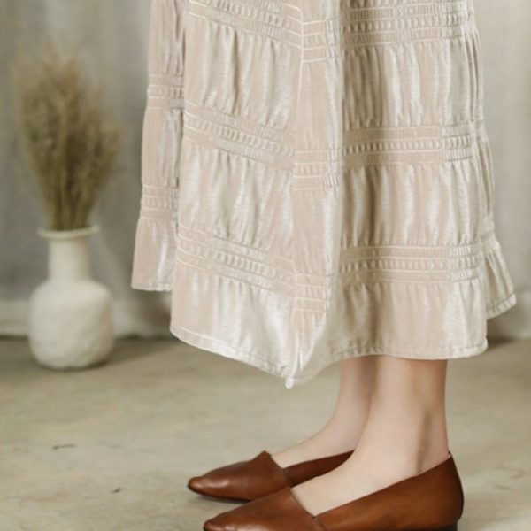 Spring Pointed Flat Work Shoes Red Flat Shoes