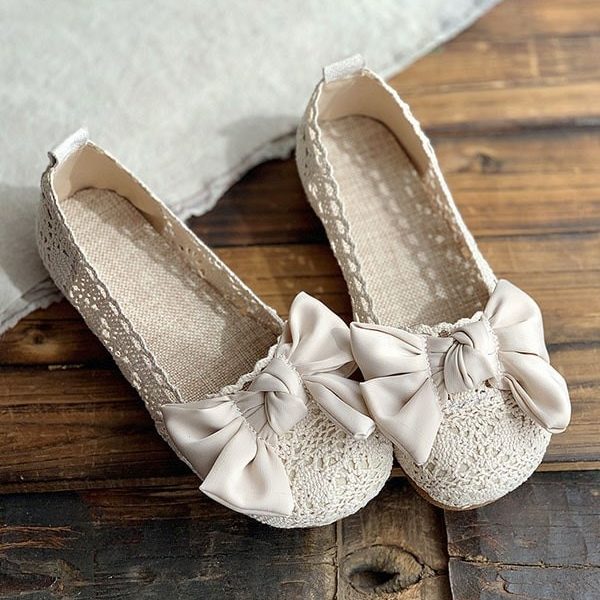 Summer Cute Comfortable Bowknot Flat Shoes Flat Shoes