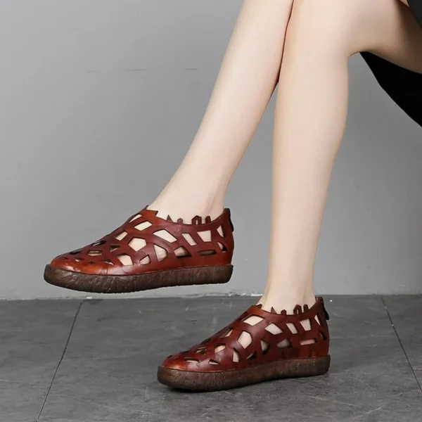 Retro Handmade Summer Comfortable Flat Shoes Flat Shoes