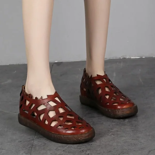 Alternative view of Retro Handmade Summer Comfortable Flat Shoes Flat Shoes