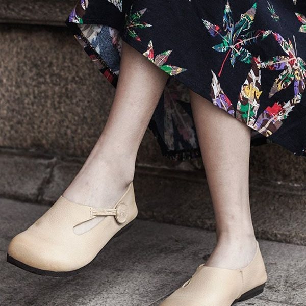 Alternative view of Retro Slip On Comfort Womens Flats Flat Shoes