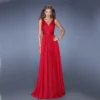 Sequin Dress V-Neck Backless Mesh Waist A-Line Sleeveless Long Evening Gown