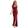 Womens Sequin Mermaid Evening Dress Slim Fit Formal Prom Party Gown
