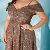 Plus Size Velvet Sequin Spaghetti Strap Evening Gown 2025 Summer Slimming Dress