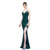 Womens Sequin Mermaid Evening Dress Slim Fit Formal Prom Party Gown