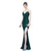 Womens Sequin Mermaid Evening Dress Slim Fit Formal Prom Party Gown