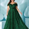 Plus Size Velvet Sequin Spaghetti Strap Evening Gown 2025 Summer Slimming Dress