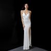 Womens Sequin Mermaid Evening Dress Slim Fit Formal Prom Party Gown