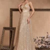 Backless Sequin Long Mermaid Evening Dress Bridesmaid Gown