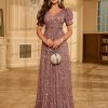 Womens Sequin Elegant Mermaid Evening Long Dress