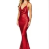 Sequin Halter Backless Mermaid Evening Sleeveless Long Dress