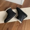 Womens Waterproof Warm Fleece Snow Boots Side Zip Round Toe Flat Winter