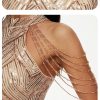 Sequin Mermaid Evening Gown Off Shoulder Slim Long Party Wedding Dress