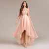 Womens Gold Sequin Halter Sleeveless Tulle Asymmetrical Party Ball Gown