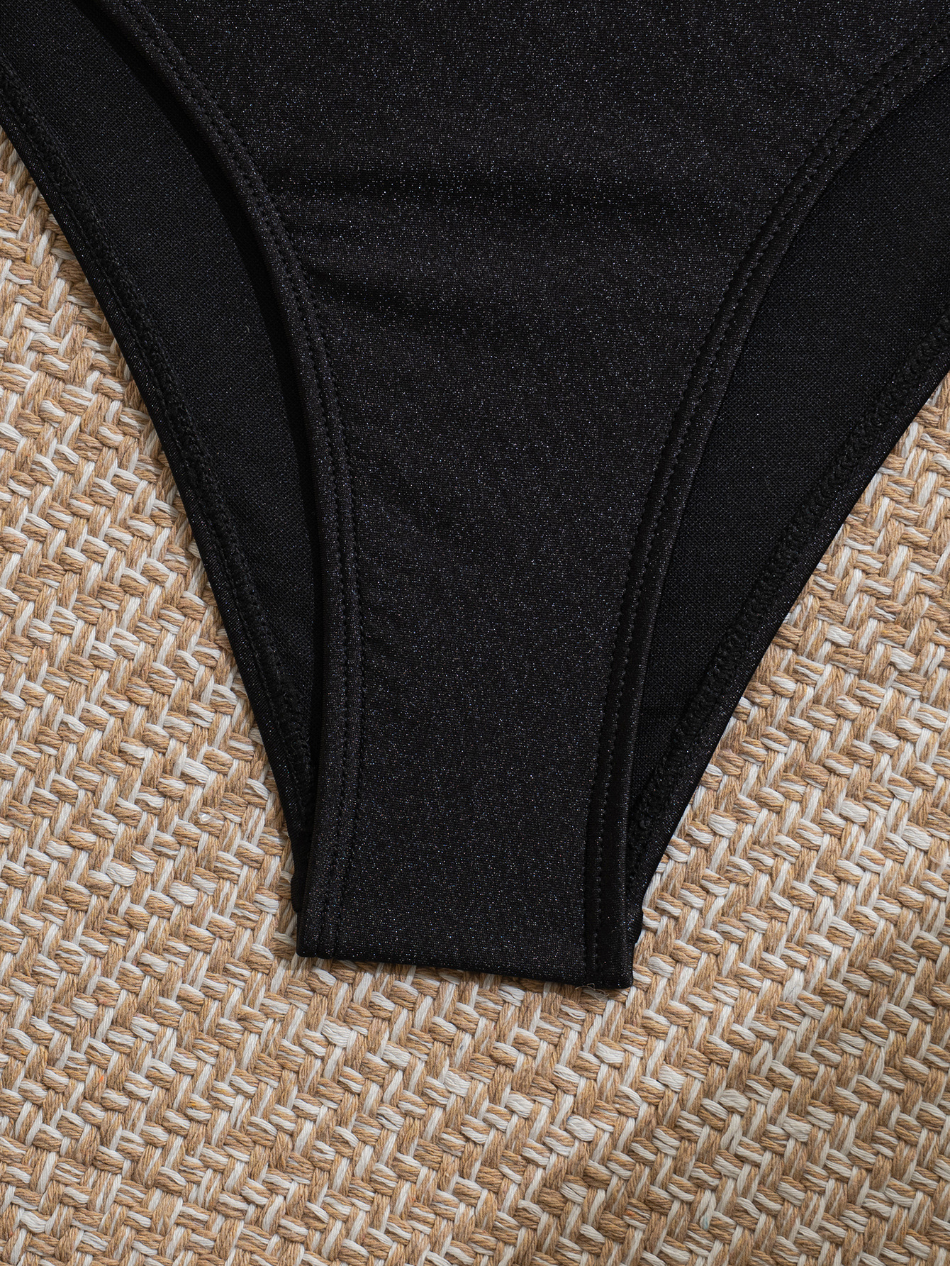 Womens Solid Halter Cutout One Piece Swimsuit Padded Wireless