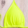 Womens Hot Girl Backless Two Piece Bikini Padded No Underwire Polyester Spandex