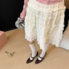 Women's Round Toe Thick Heel Medium Heel Sheepskin Mary Jane Dress Shoes