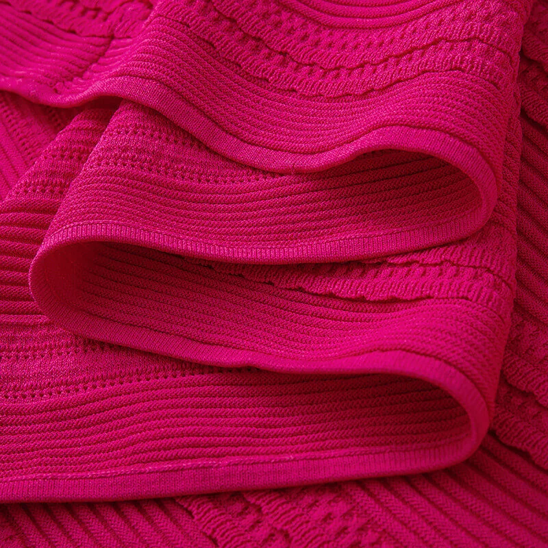 Skin-Friendly Cooling Womens Elegant Pearl Beaded V Neck Sleeveless Midi Knit Fishtail Dress