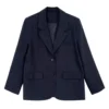 Minimalist Breathable Lyocell Linen Womens Slouchy Blazer