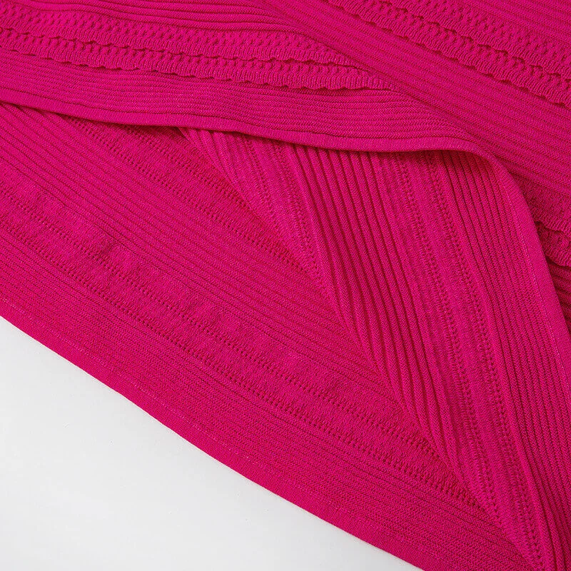 Skin-Friendly Cooling Womens Elegant Pearl Beaded V Neck Sleeveless Midi Knit Fishtail Dress