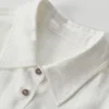 Timeless Wrinkle Free Sustainable Lyocell Linen Utility Shirt