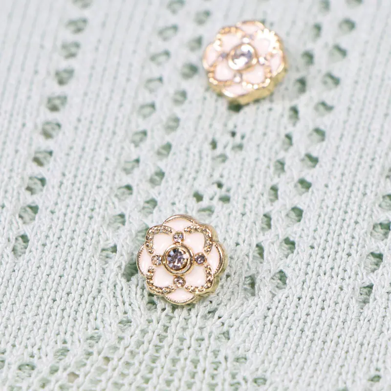 Elegant Light Green Hollow Out Knit Midi Dress Short Sleeve High Waist