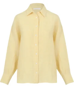 Minimalist Casual Breathable Linen Loose Fit Long Sleeve Shirt