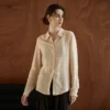 Minimalist Sustainable Breathable Linen Long Sleeve Shirt
