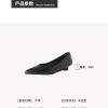 Women's Pointed Toe Wedge Heel Pumps Leather Dress Shoes