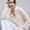 Minimalist Sustainable Breathable Linen Long Sleeve Shirt