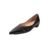 Womens Patent Leather Pointed Toe Wedge Pumps Classic Dress Shoes