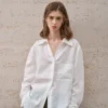 Minimalist Breathable Pure Linen Loose Long Sleeve Shirt