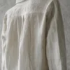 Timeless Pleated Breathable Pure Linen Long Sleeve Shirt