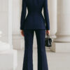 Timeless Tailored Polyester Womens Two Piece Trouser Suit