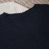Minimalist Breathable Linen Lyocell Womens Cutout Short Sleeve Top