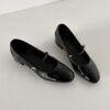Timeless Patent Leather Womens Buckled Low Heel Mary Jane Shoes
