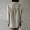 Timeless Pleated Breathable Pure Linen Long Sleeve Shirt