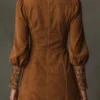 Boho Embroidery Stretch Polyester Womens Long Sleeve Mini Dress