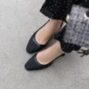 Timeless Colour Block Cowhide Womens Closed Toe Slingback Sandals