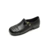 Timeless Woven Toe Genuine Leather Womens Mary Jane Flats