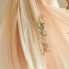 French Riviera 3D Floral Print Breathable Womens V Neck Maxi Dress