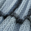 French Riviera Polka Dot Mesh Frilled Womens Tiered Maxi Skirt