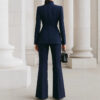 Timeless Tailored Polyester Womens Two Piece Trouser Suit